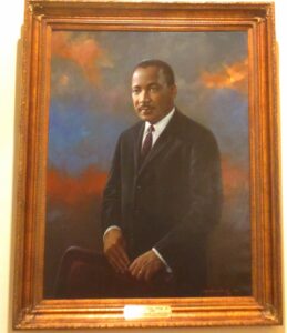 Dr. Martin Luther King Jr.'s Portrait. Georgia State Capitol Building. Painted by George Manus