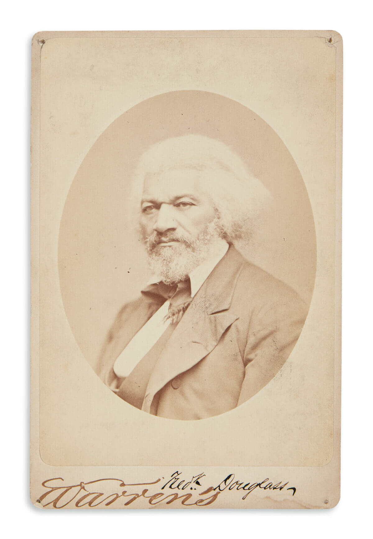 Photographs Shine at Swann Galleries’ African Americana Auction  New Record for a Signed Photograph of Frederick Douglass at $30k